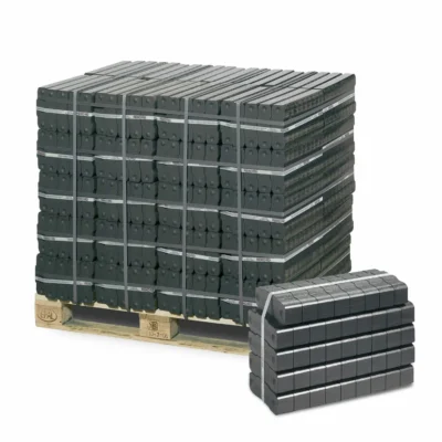 Briquettes de lignite REKORD · palette complète 900 kg (90 × 10 kg)